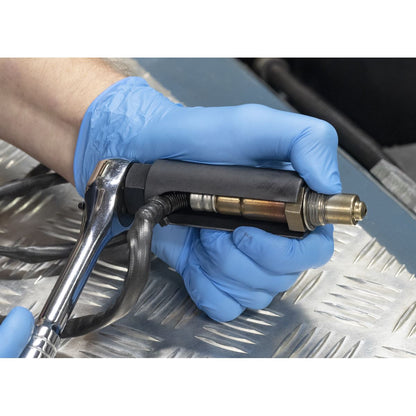 Sealey SX022 Oxygen Sensor Socket 22mm 3/8"Sq Drive Sealey