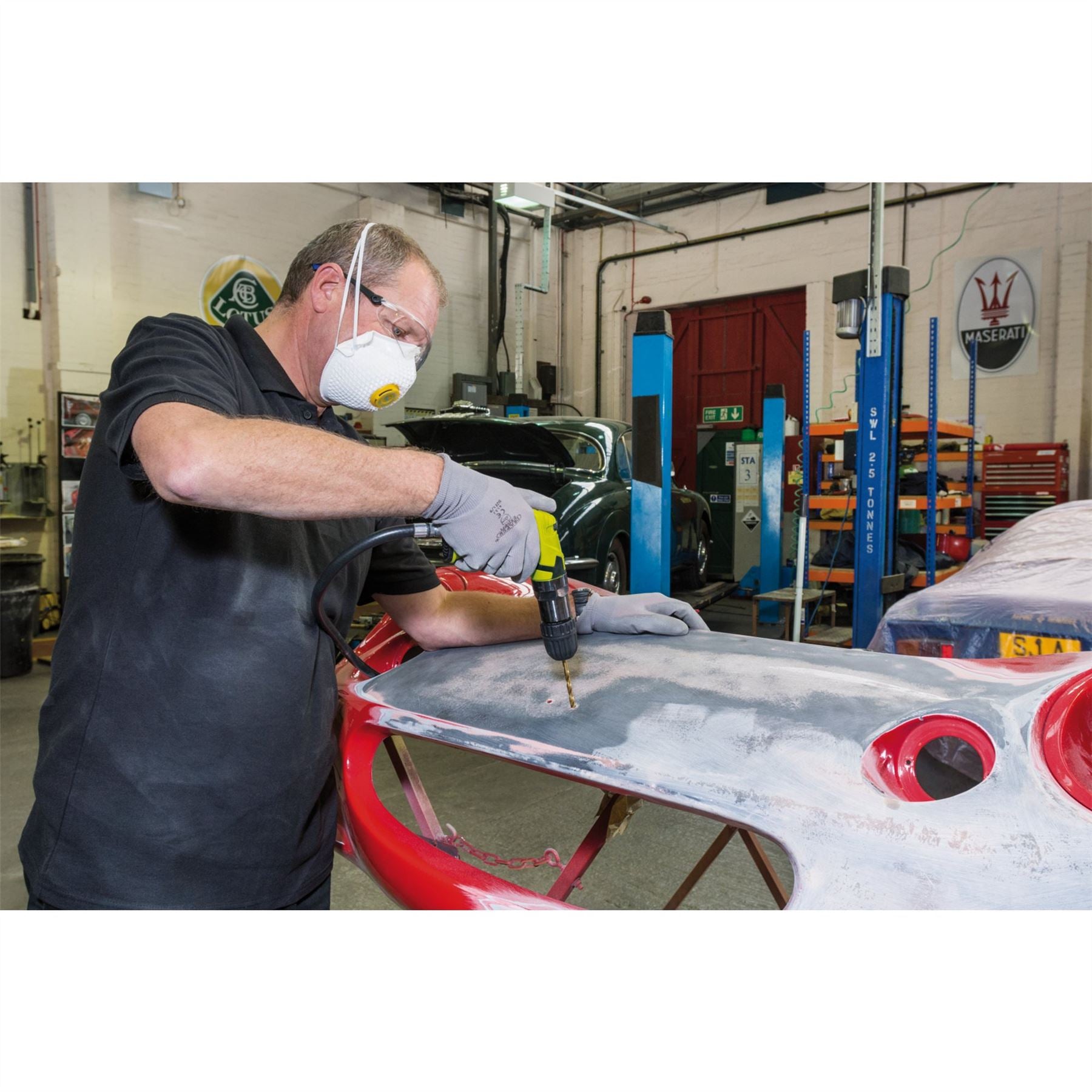 Draper 65138 Storm Force® Composite Reversible Keyless Air Drill 10mm Draper