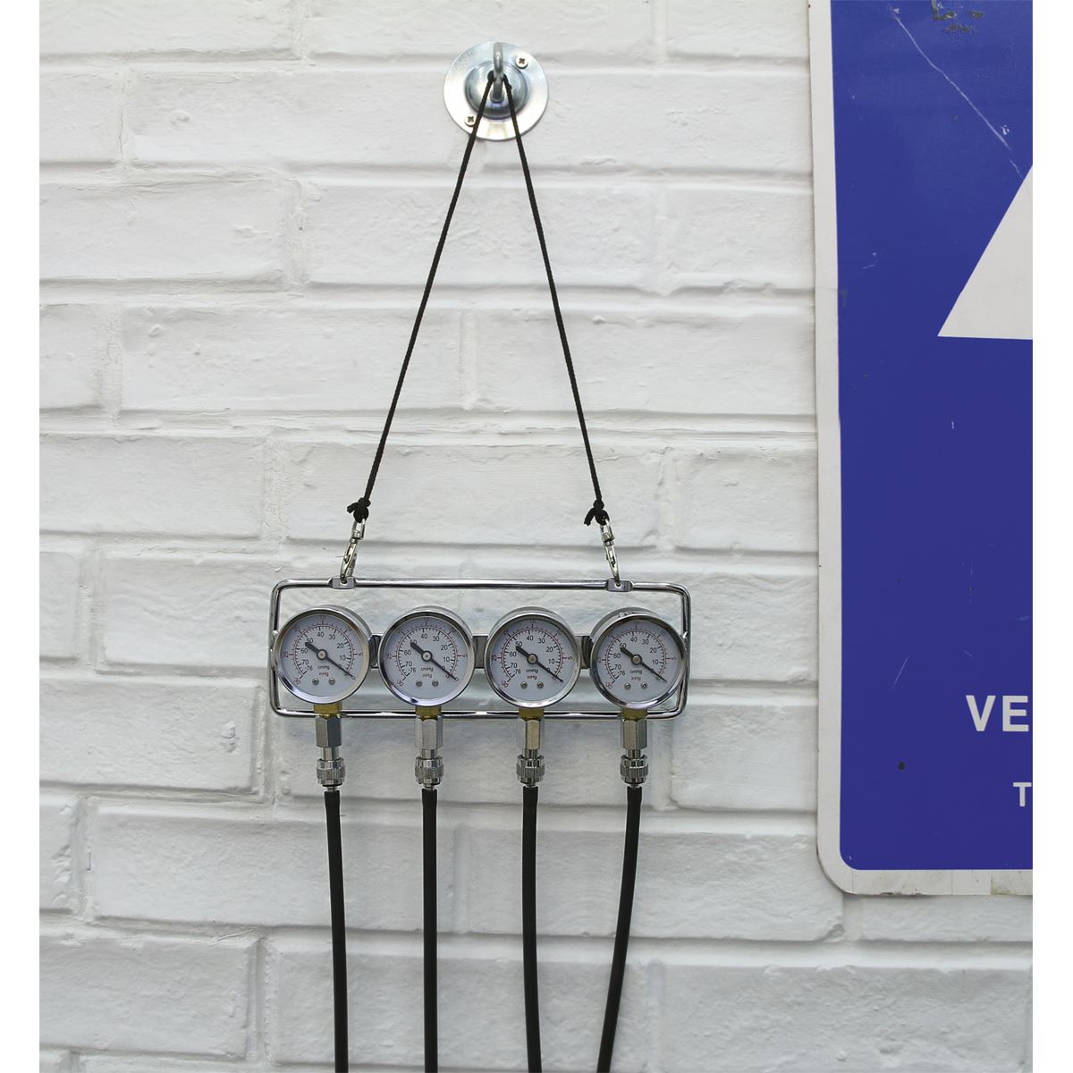 Sealey VS209 Carburettor Synchronizer (Vacuum Mini-Type) Sealey