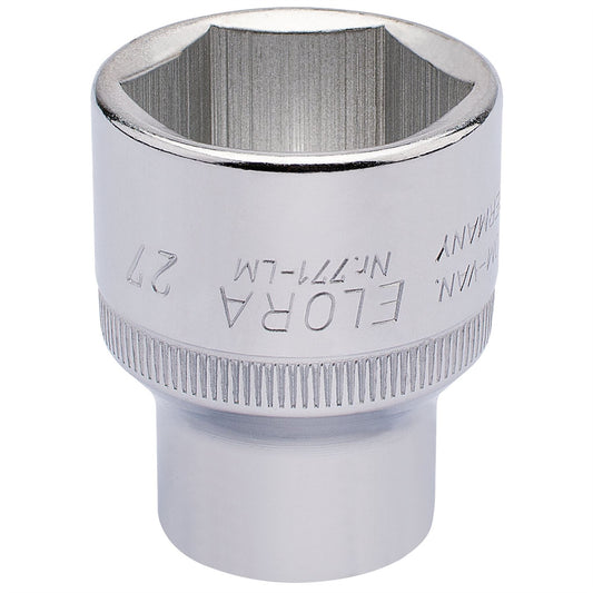Elora 15316 Hexagon Socket 1/2" Sq. Dr. 27mm Elora