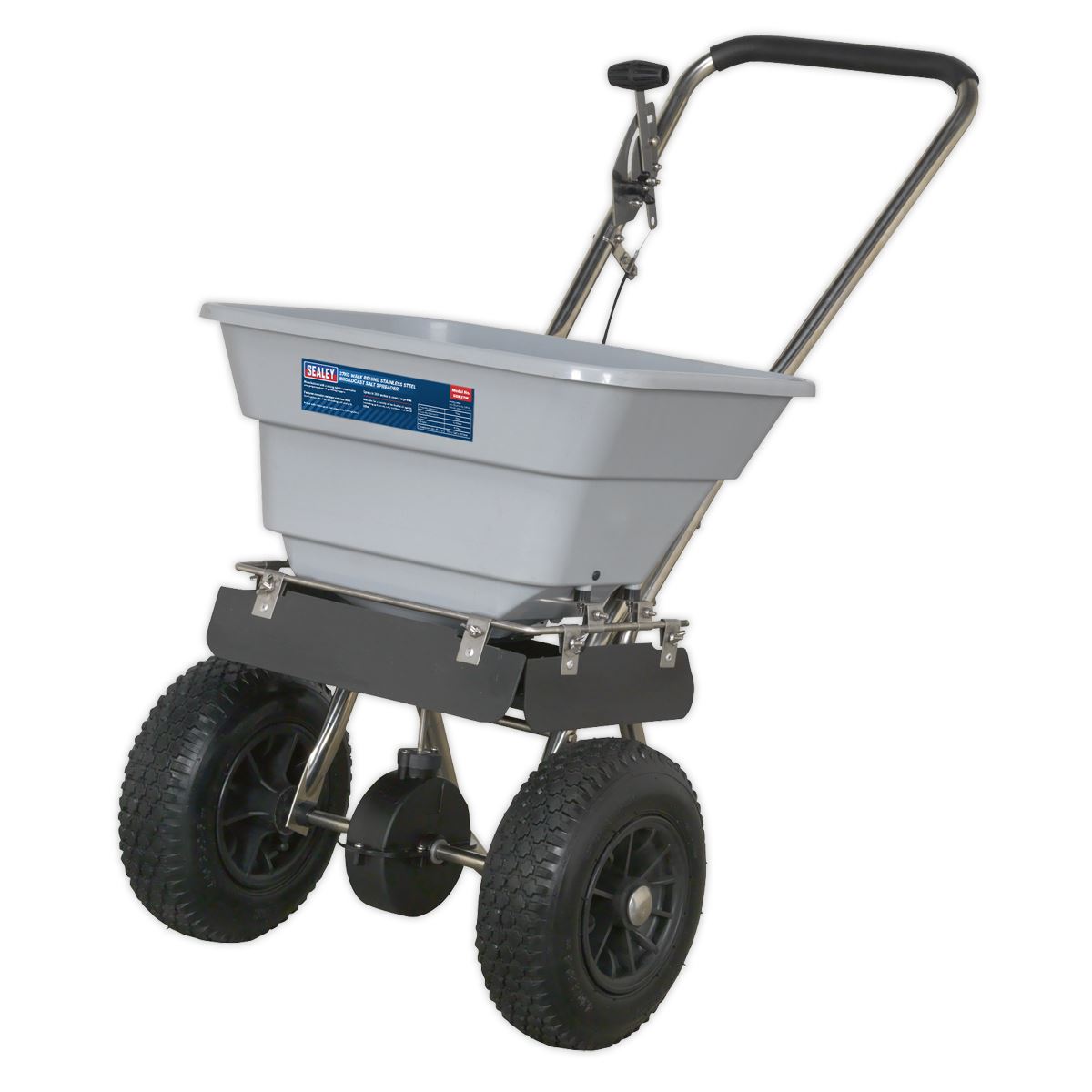 Sealey SSB37W Stainless Steel Broadcast Salt Spreader 37kg Walk Behind Sealey