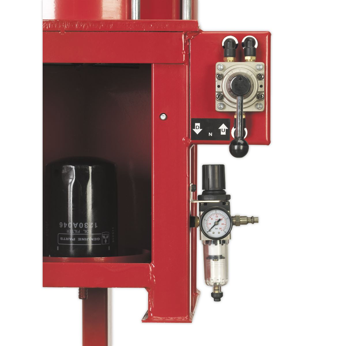 Sealey HFC08 Pneumatic Oil Filter Crusher Sealey