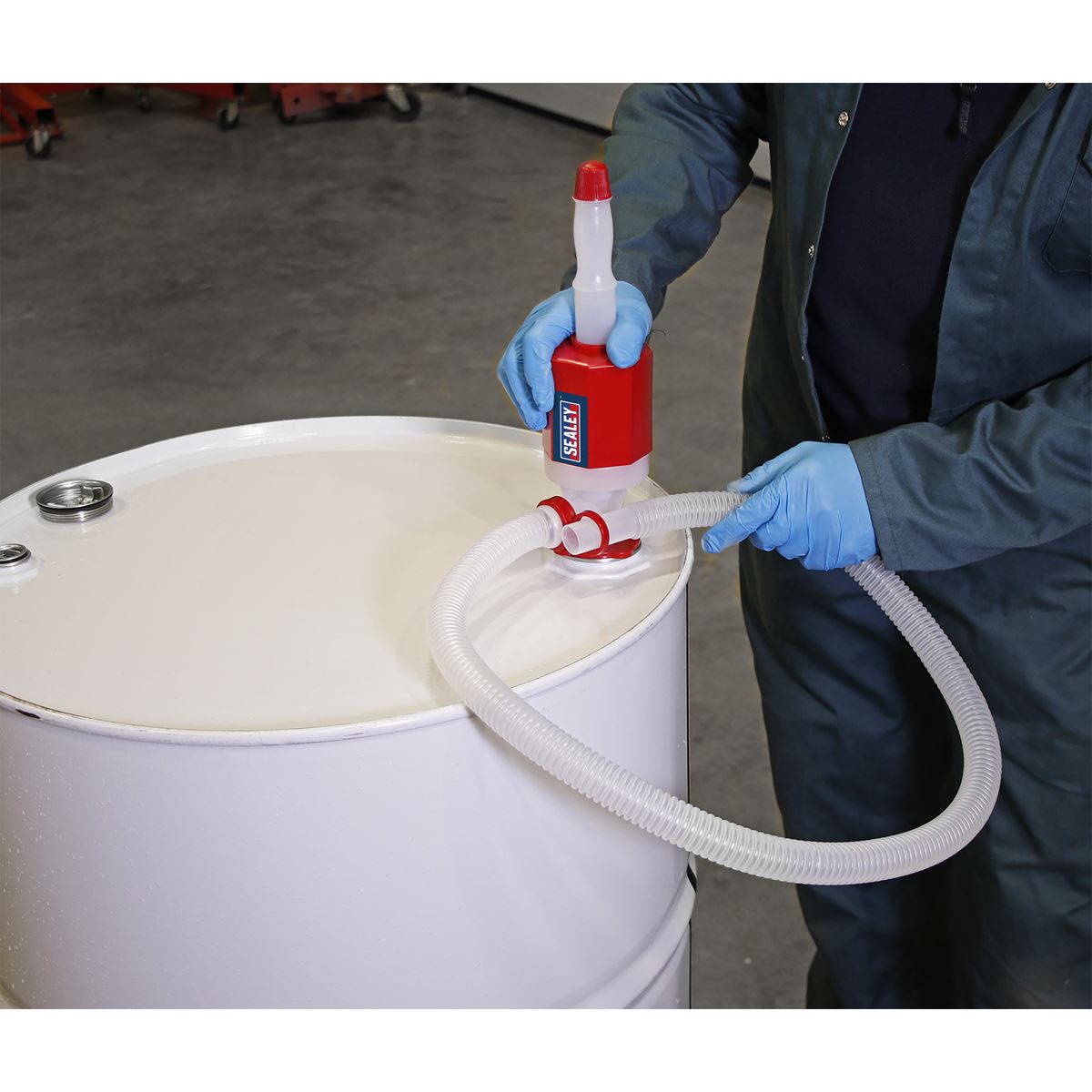 Sealey TP782 Syphon Pump with Segmented Suction Pipe High Flow Sealey