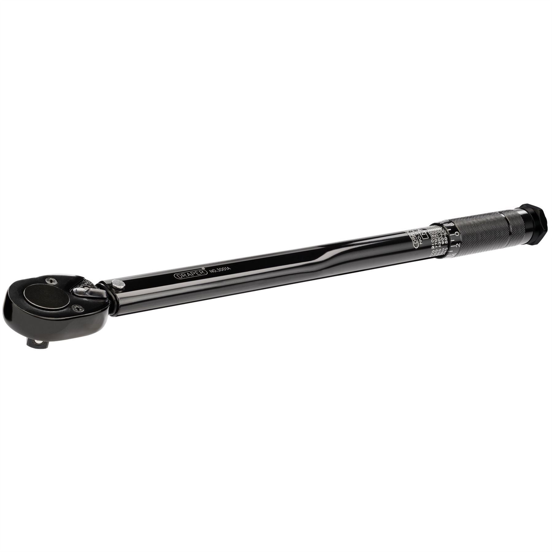 Draper 64535 Ratchet Torque Wrench 1/2" Sq. Dr. 30 - 210Nm Draper