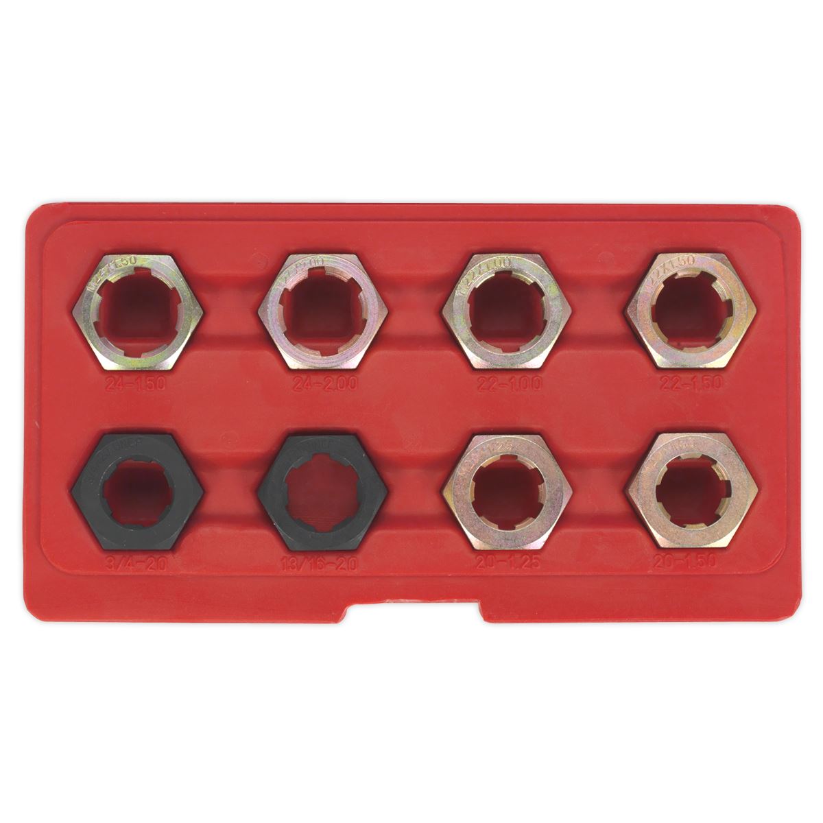 Sealey VS715 CVJ Thread Chaser Set 8pc Sealey