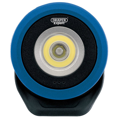 Draper 65688 Expert COB/SMD LED Wireless/USB Rechargeable Mini Flood Light 7W 670 Lumens USB-C Cable Supplied Draper