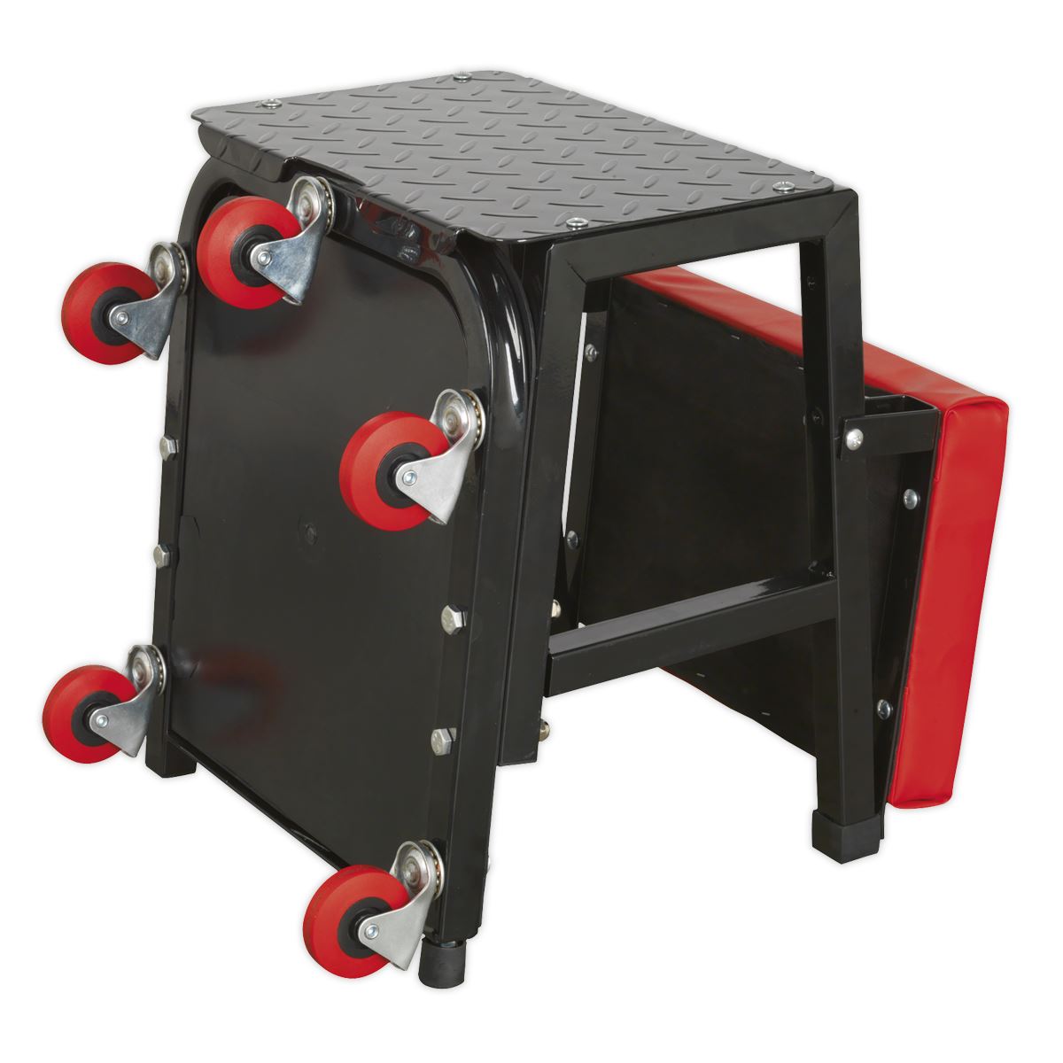 Sealey SCR16 Mechanic's Utility Seat & Step Stool Sealey