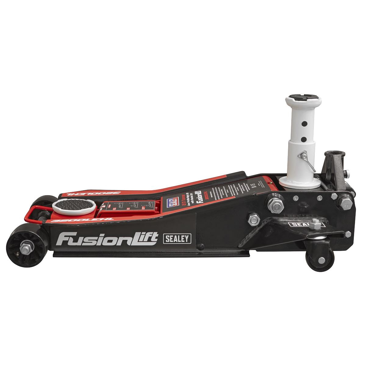 Sealey 3200LEHL Low Profile High Lift Trolley Jack with Rocket Lift 2/3 Tonne Sealey