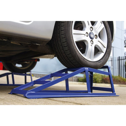 Sealey CAR2000 Car Ramps 1 Tonne Capacity per Ramp 2 Tonne Capacity per Pair Sealey