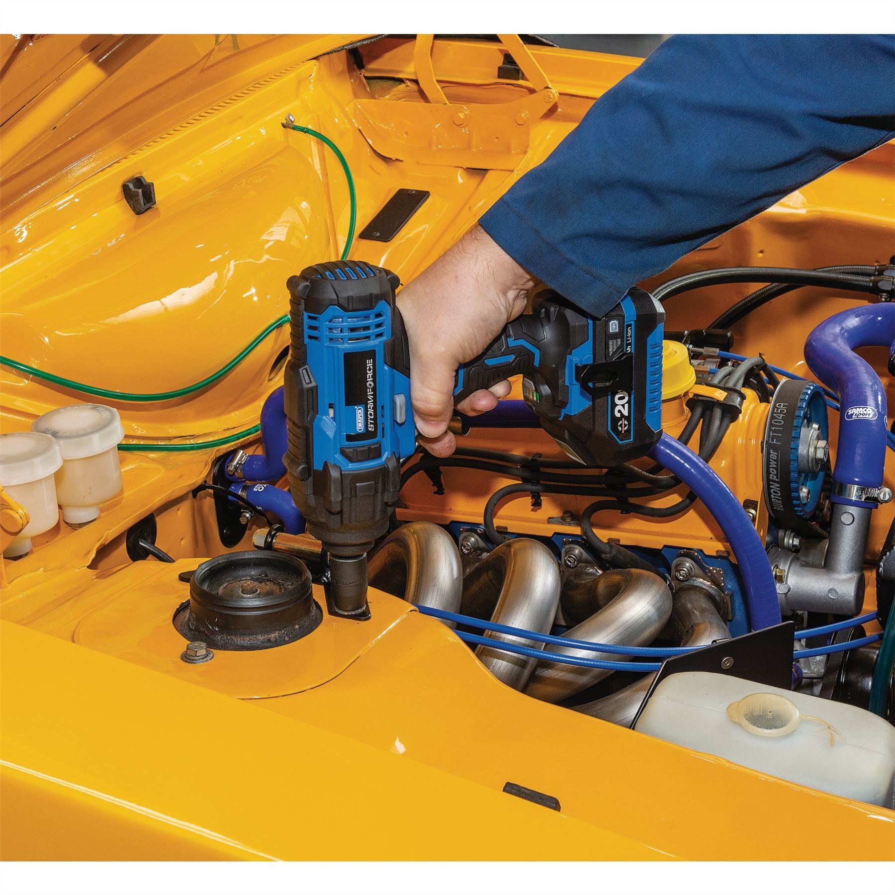 Draper 89518 Storm Force® 20V Mid-Torque Impact Wrench 1/2" Sq. Dr. 400Nm Sold Bare Draper