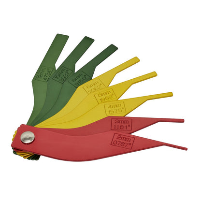 Sealey VS059 Brake Pad Thickness Gauge 8pc Sealey