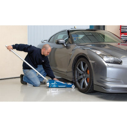 Draper 31479 Aluminium and Steel Low Profile Trolley Jack 2.5 Tonne Draper