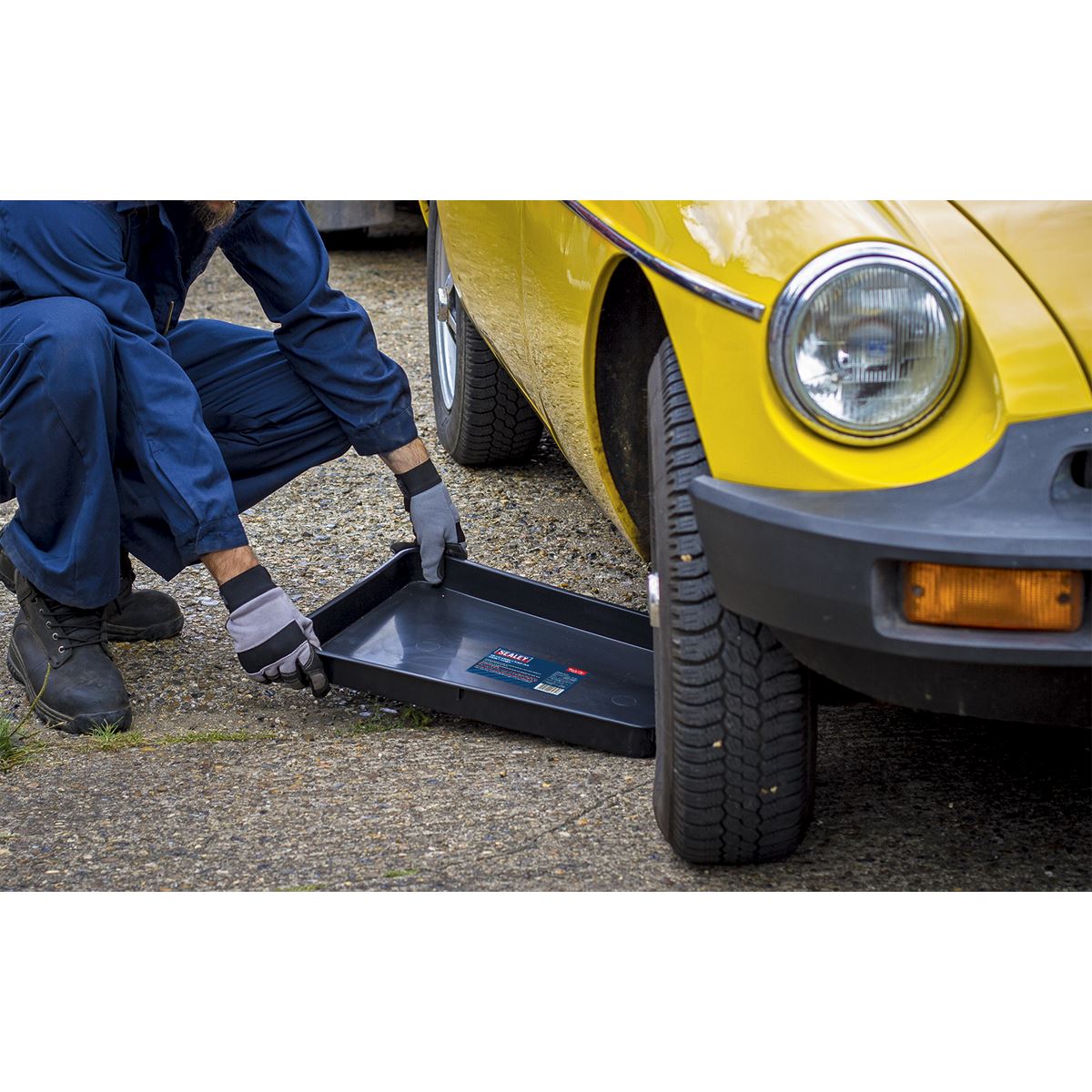 Sealey DRPL09 Drip Tray Low Profile 9L Sealey