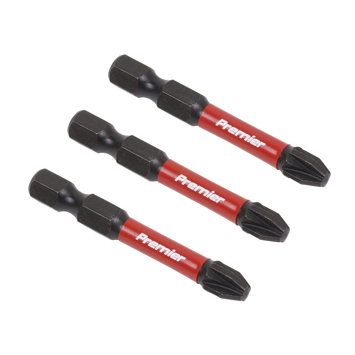 Sealey AK8234 Pozi #3 Impact Power Tool Bits 50mm - 3pc Sealey