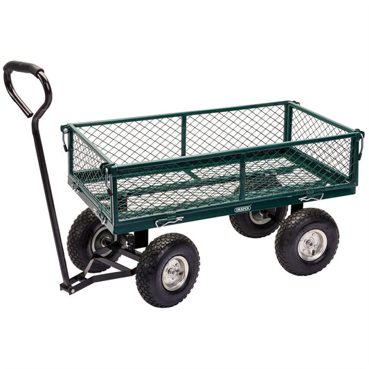 Draper 58552 Steel Mesh Garden Trolley Cart 200kg Draper