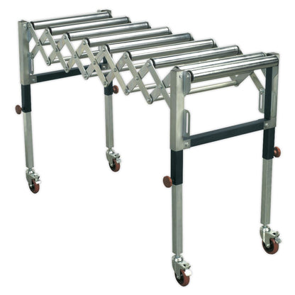 Sealey RS911F Adjustable Roller Stand 450-1300mm 130kg Capacity Sealey