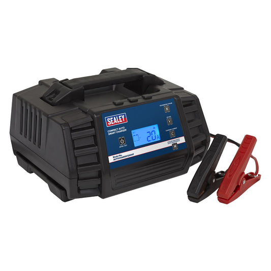 Sealey AUTOCHARGE1200HF Compact Auto Smart Charger & Maintainer 12A 12/24V Sealey