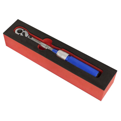 Sealey STW902 Torque Wrench Micrometer Style 3/8"Sq Drive 5-25Nm - Calibrated Sealey