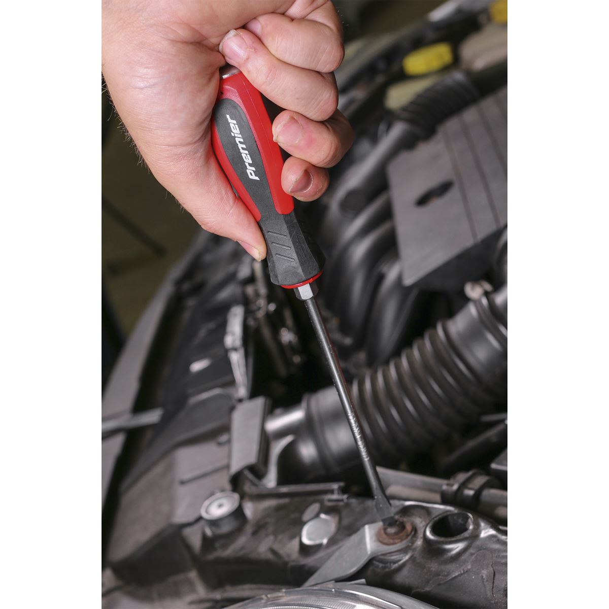 Sealey AK4932 Screwdriver Set 6pc Hammer-Thru Sealey