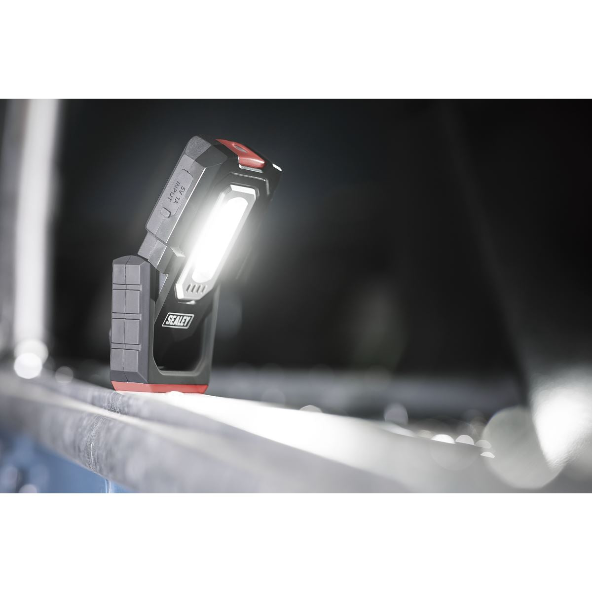 Sealey LEDWCBCOMBO4 Inspection Light 3W & 5W COB LED & Double Wireless Charge Base Sealey