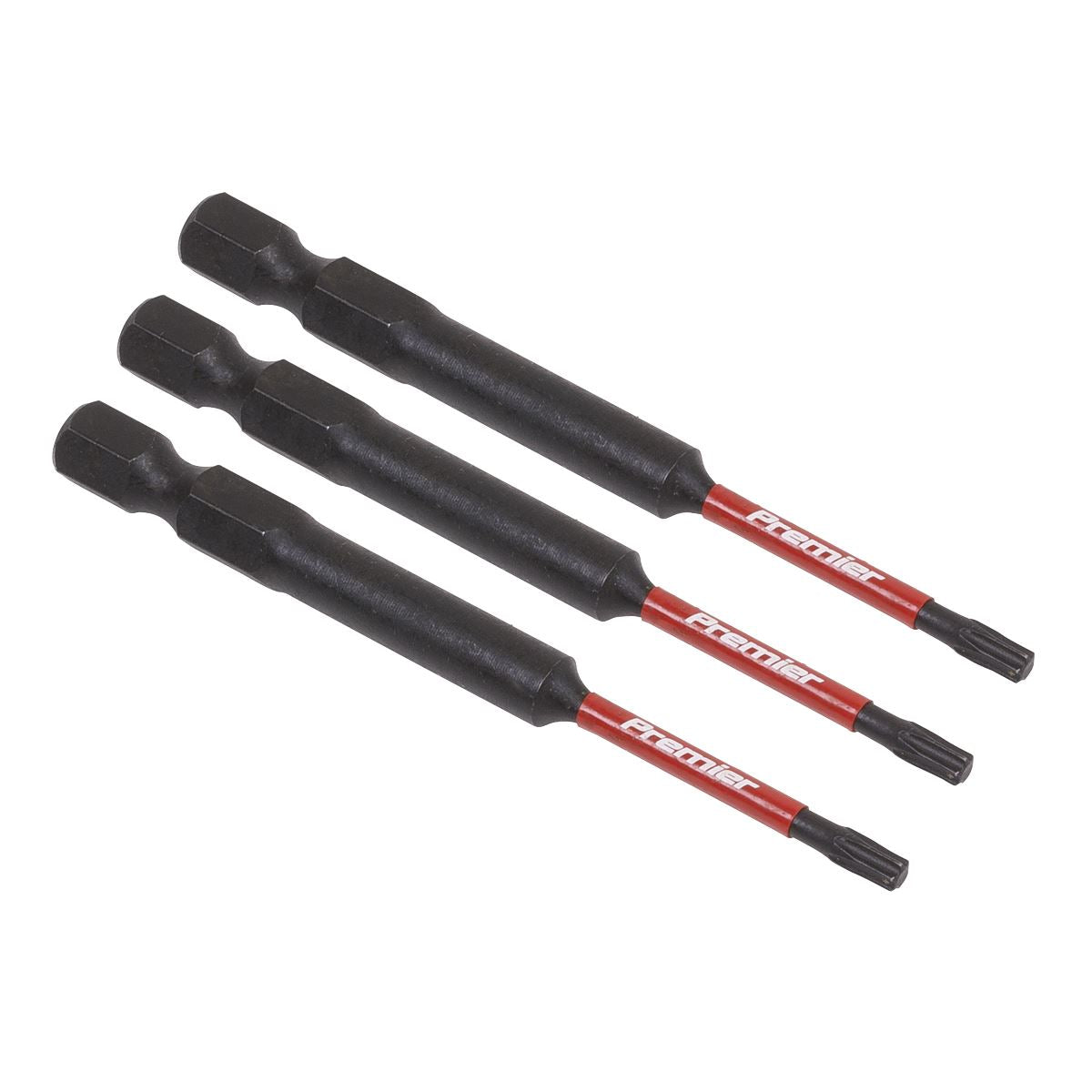 Sealey AK8265 TRX-Star* T10 Impact Power Tool Bits 75mm - 3pc Sealey