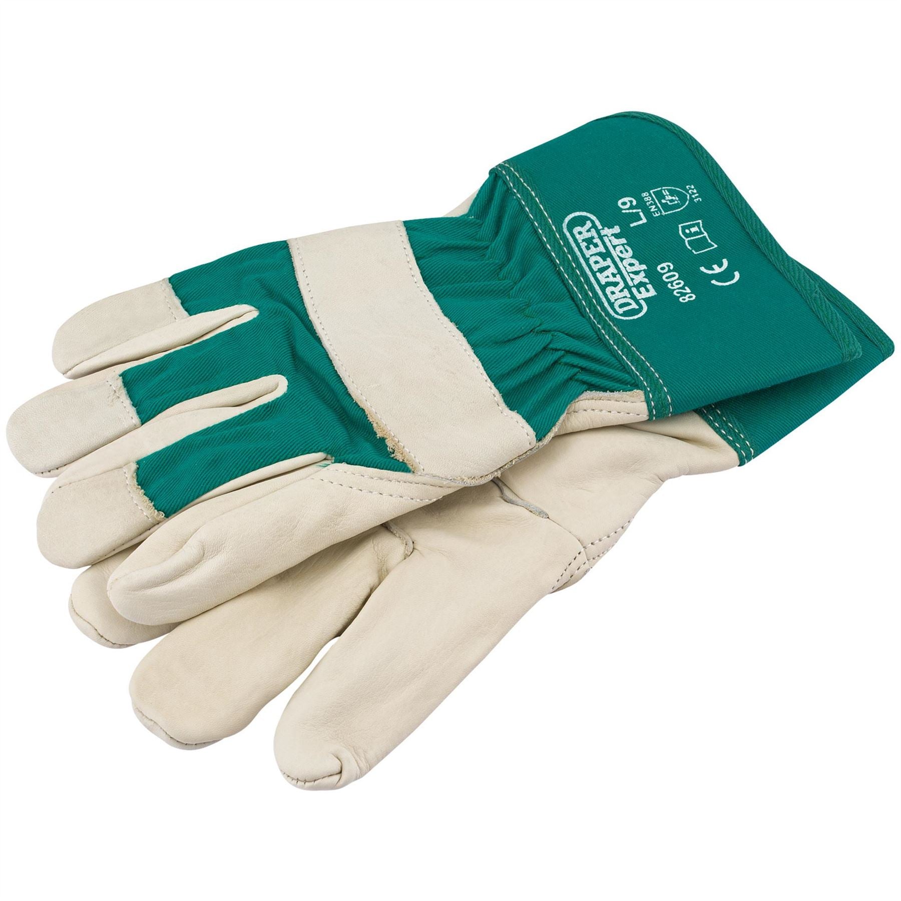 Draper 82609 Expert Premium Leather Gardening Gloves Large Draper