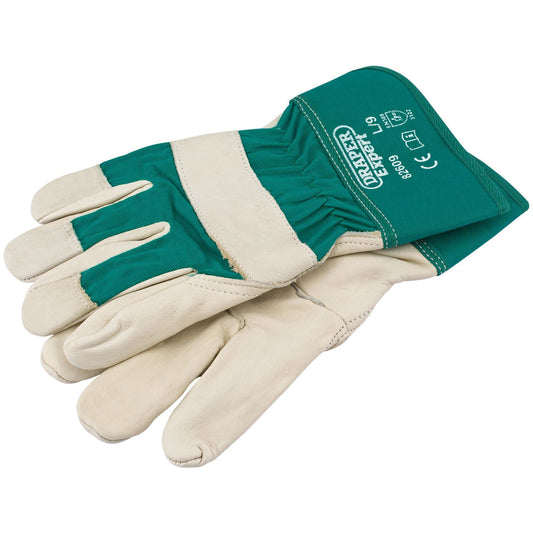 Draper 82609 Expert Premium Leather Gardening Gloves Large Draper
