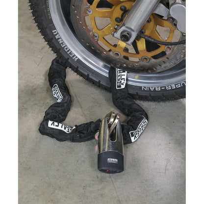Sealey CLA109DL Motorcycle Chain & Disc Lock 10.5 x 10.5 x 1500mm 4* ART Approved Sealey