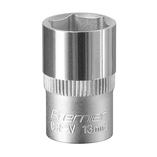 Sealey S3813 WallDrive® Socket 13mm 3/8"Sq Drive Sealey