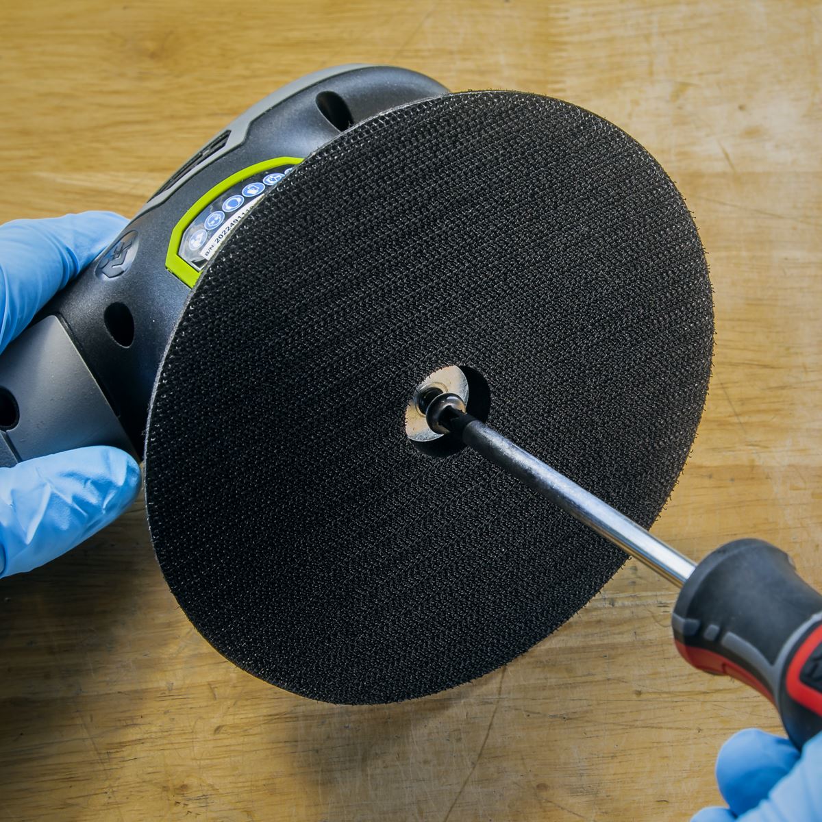 Sealey PTC150M6 Hook-and-Loop Backing Pad - M6 Ø150mm Sealey