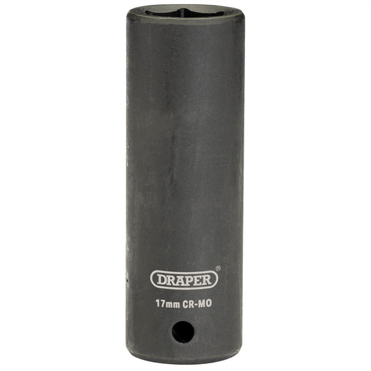 Draper 12743 Expert HI-TORQ® Deep Impact Socket 1/2" Sq. Dr. 17mm Draper