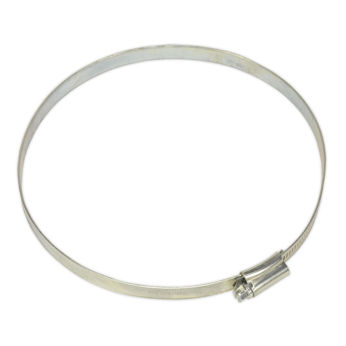 Sealey SHC7 Hose Clip Zinc Plated Ø140-160mm Pack of 10 Sealey