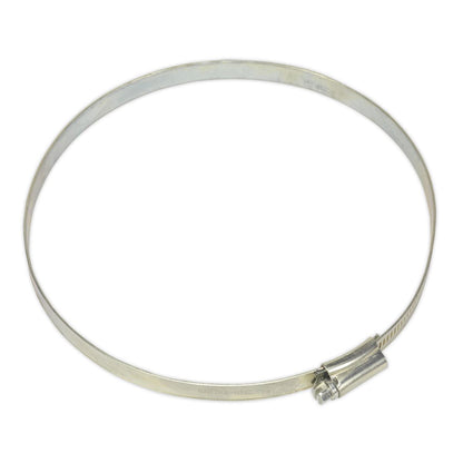 Sealey SHC7 Hose Clip Zinc Plated Ø140-160mm Pack of 10 Sealey