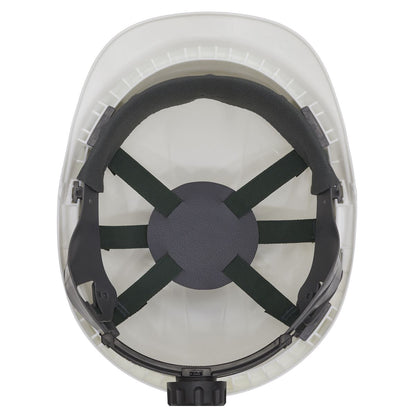 Sealey 502W Safety Helmet - Vented (White) Sealey