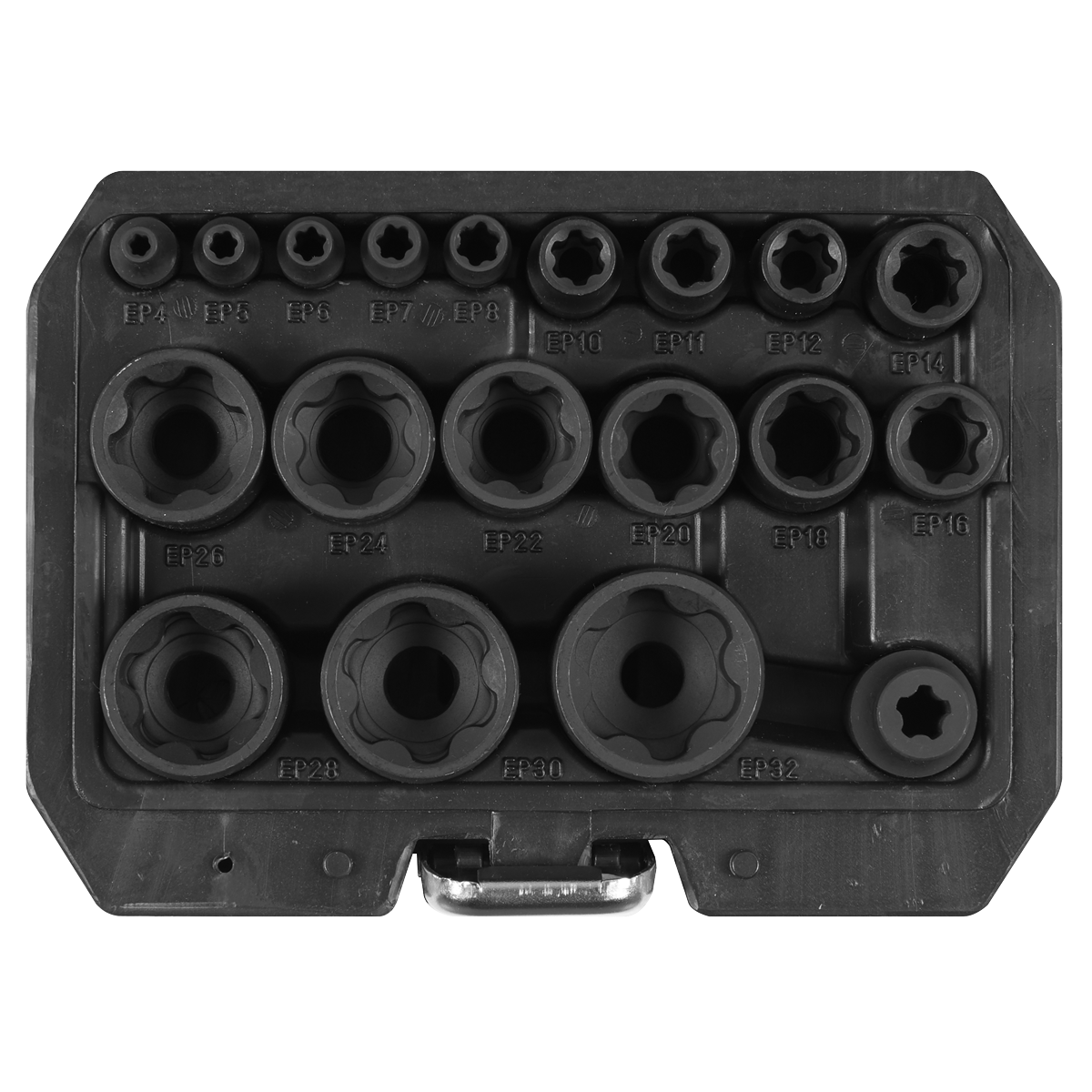Sealey SX097 External TRX-P* Socket Set 19pc 1/4", 3/8", 1/2" Drive Sealey