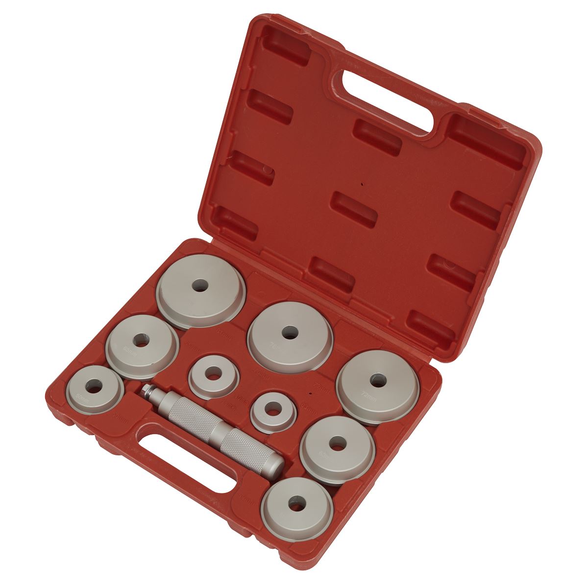 Sealey VS703 Bearing Race & Seal Driver Set 10pc - Aluminium Sealey