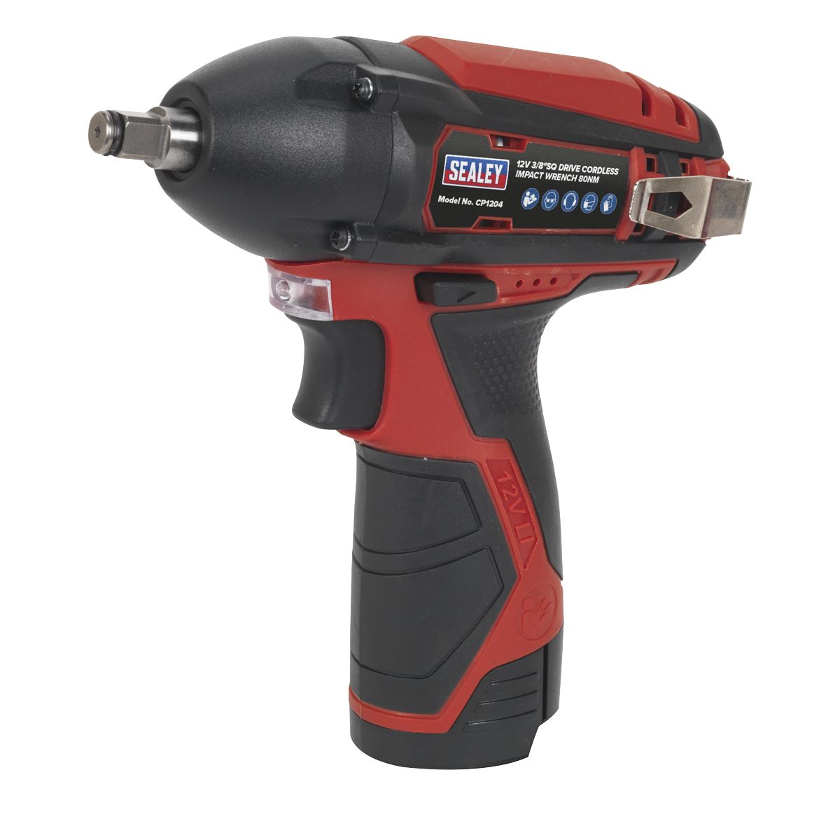 Sealey CP1204 Cordless Impact Wrench 3/8"Sq Drive 12V SV12 Series - Body Only Sealey