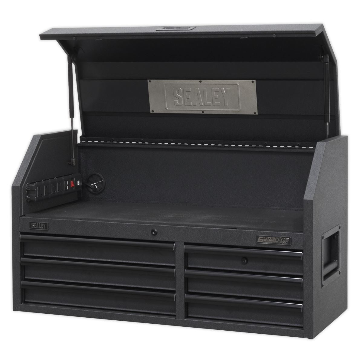 Sealey AP4106BE Topchest 6 Drawer 1030mm with Soft Close Drawers & Power Strip Sealey