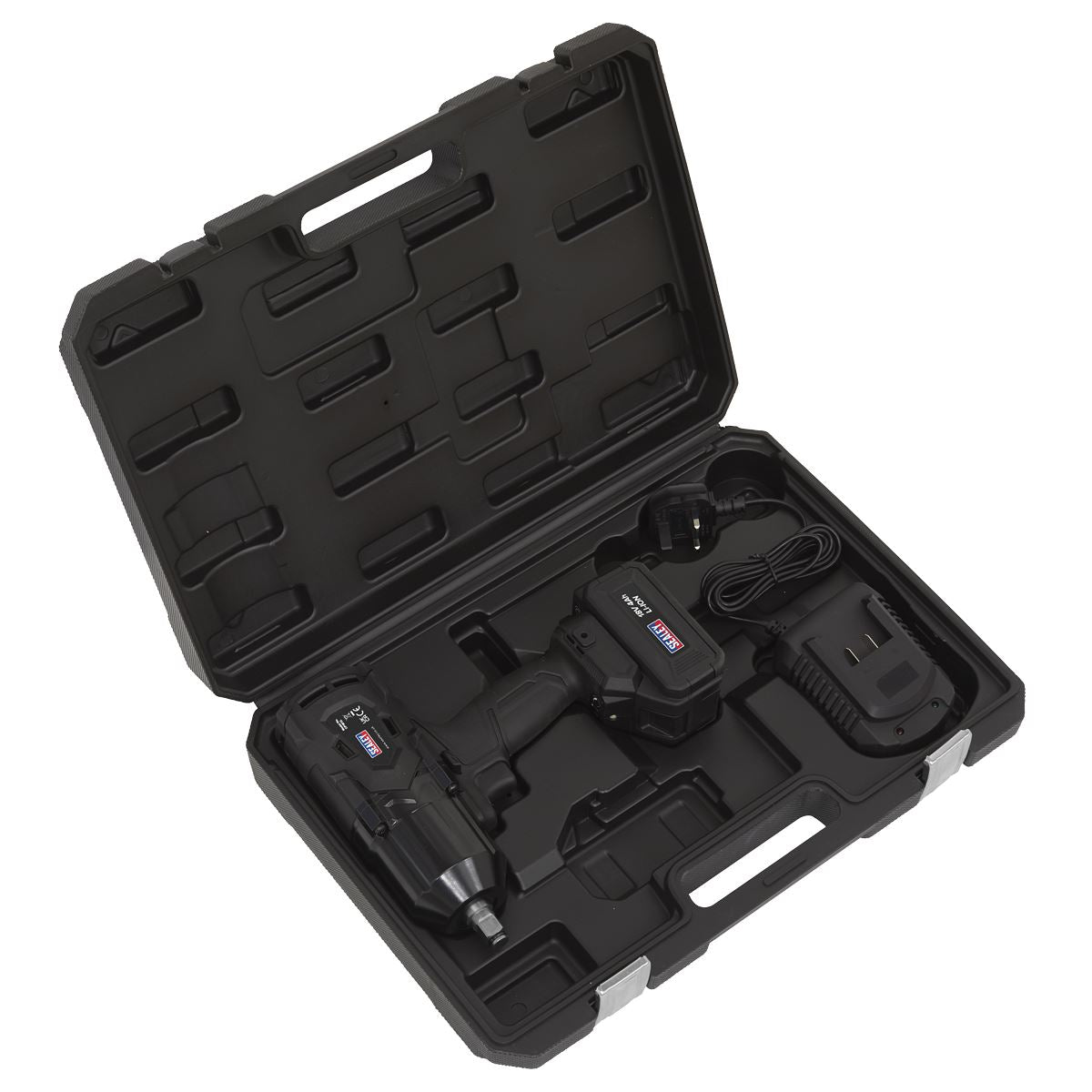 Sealey CP1812 Cordless Impact Wrench 18V 4Ah Lithium-ion 1/2"Sq Drive Sealey