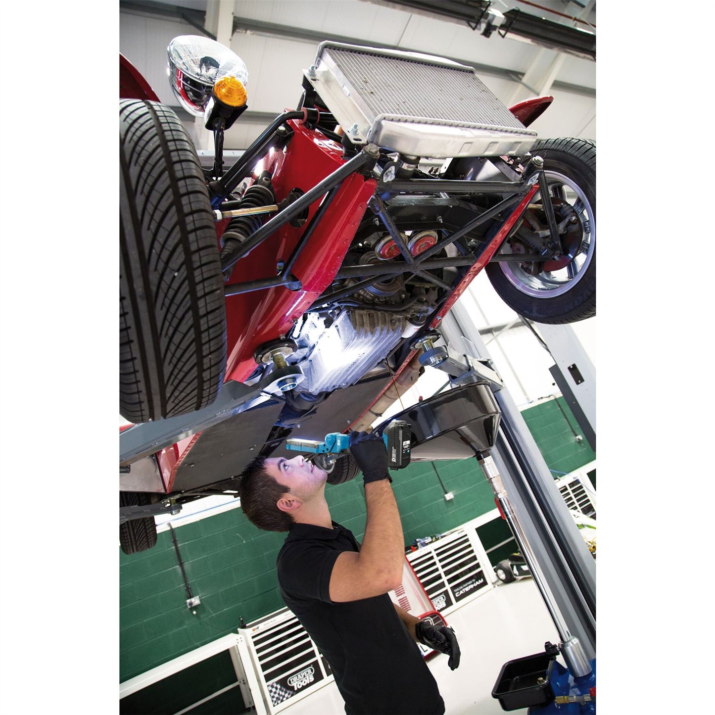 Draper 55876 D20 20V COB LED Flexible Inspection Light 3W 100 Lumens Sold Bare Draper