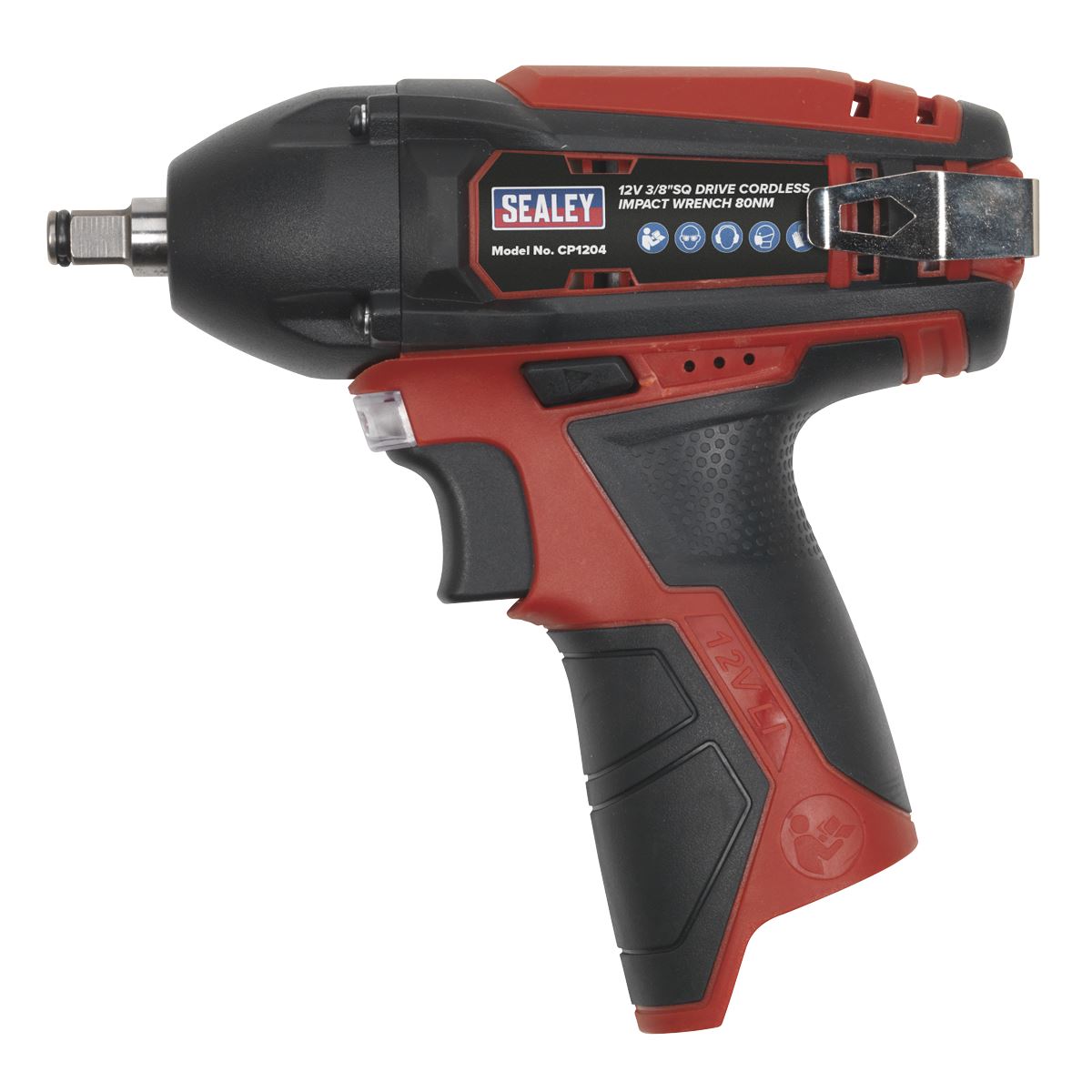 Sealey CP1204 Cordless Impact Wrench 3/8"Sq Drive 12V SV12 Series - Body Only Sealey