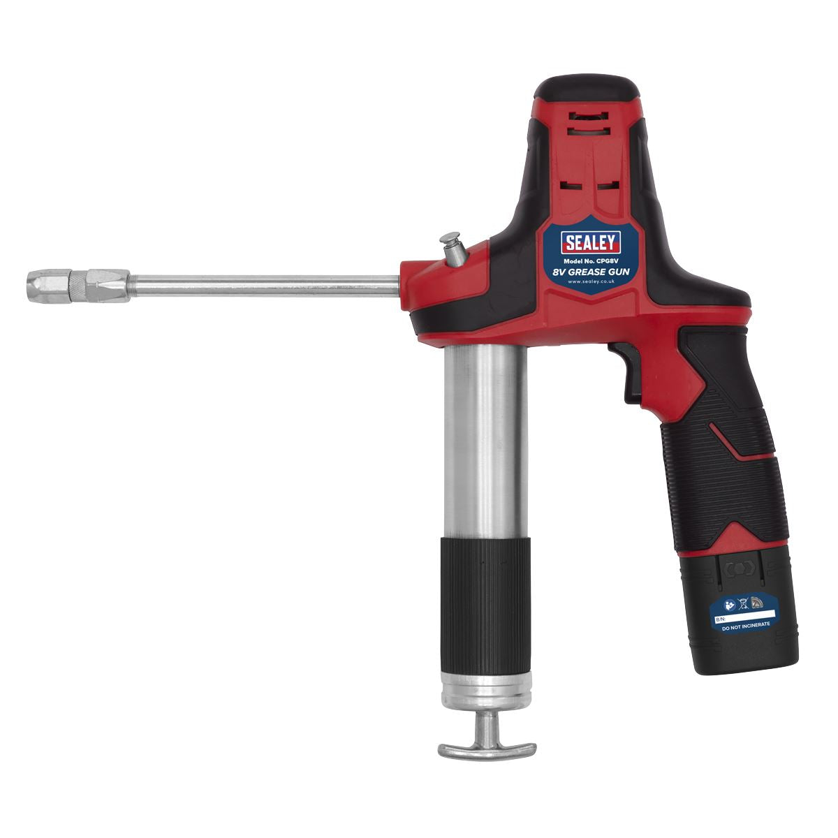 Sealey CPG8V Cordless Grease Gun 8V Sealey