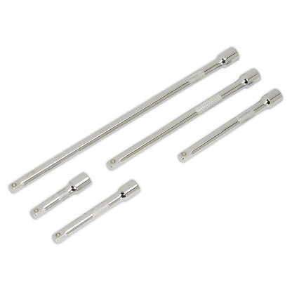 Sealey AK6331 Extension Bar Set 5pc 1/4"Sq Drive Sealey
