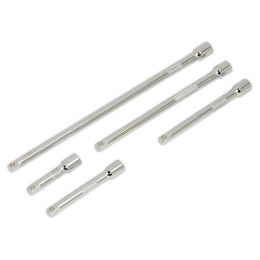 Sealey AK6331 Extension Bar Set 5pc 1/4"Sq Drive Sealey