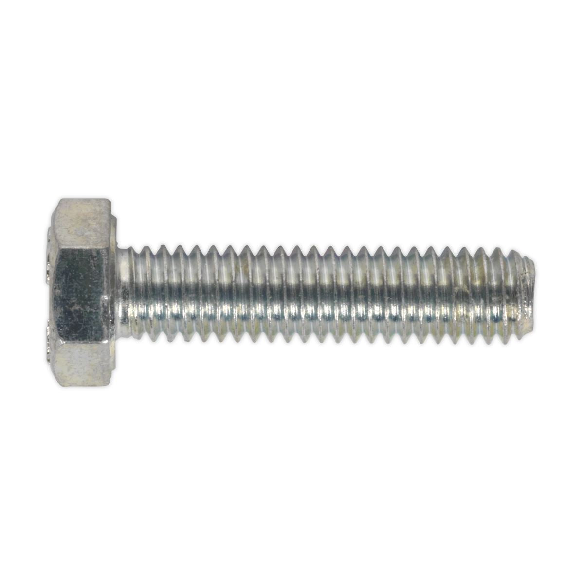 Sealey SS625 HT Setscrew M6 x 25mm 8.8 Zinc Pack of 50 Sealey
