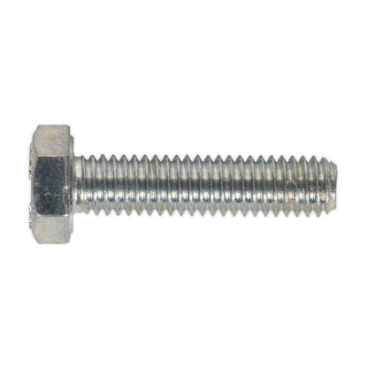 Sealey SS625 HT Setscrew M6 x 25mm 8.8 Zinc Pack of 50 Sealey