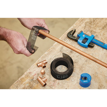 Draper 37791 Silicon Carbide Abrasive Roll 38mm x 5m 180 Grit Draper