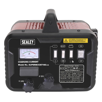 Sealey SUPERBOOST140 Starter/Charger 140/21A 12/24V 230V Sealey