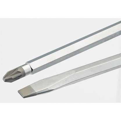 Draper 35181 Pound Thru' Plain Slot Soft Grip Screwdriver 6.5 x 100mm Draper