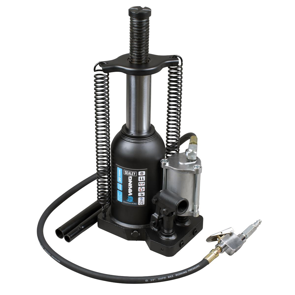 Sealey AM20S Viking Manual/Air Hydraulic Bottle Jack 20 Tonne Sealey